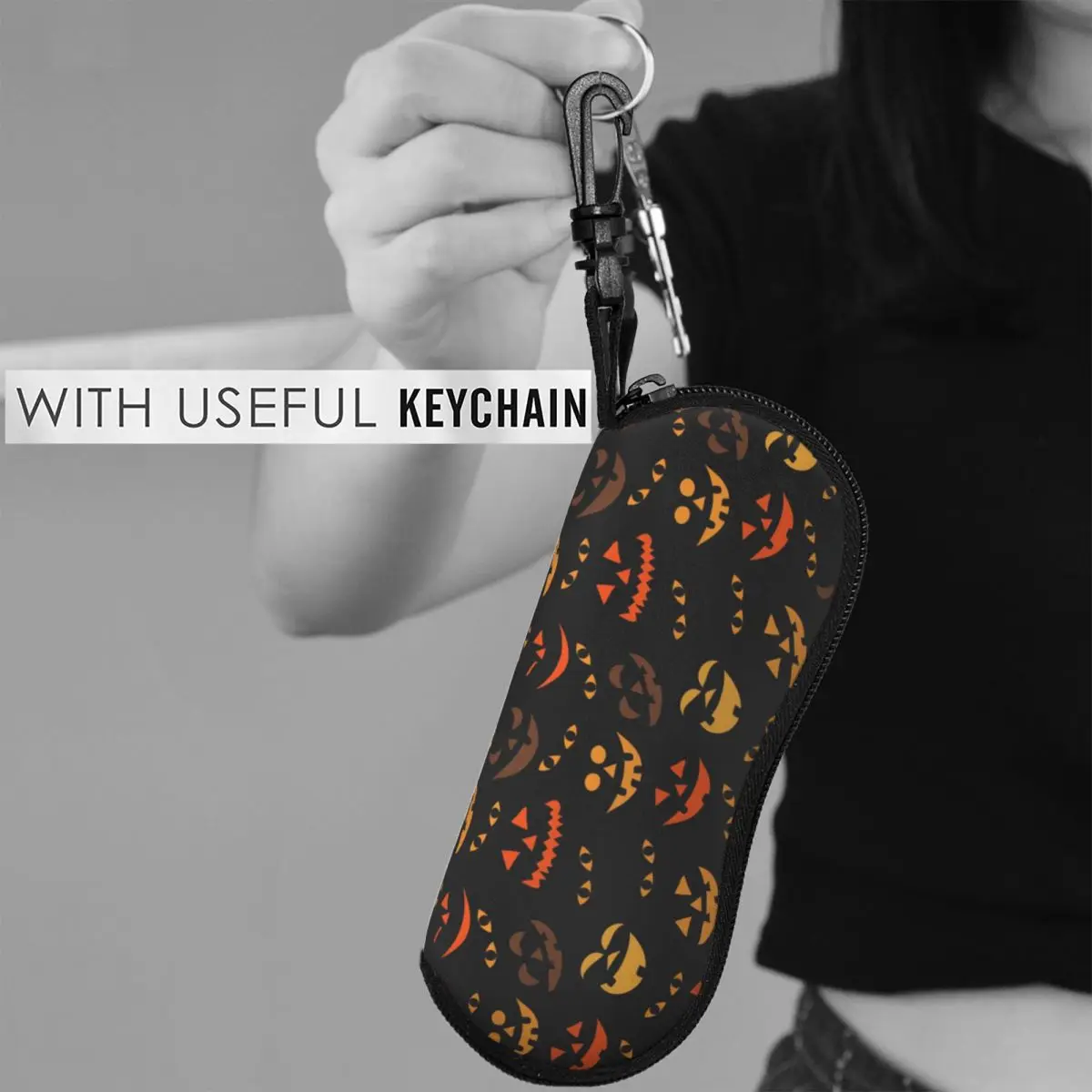 Pumpkin Print Horizontal Glasses Case Halloween Faces Men Women Original Sunglasses Pouch Classic Reading Eyeglasses Organizer
Pumpkin Print Horizontal Glasses Case Halloween Faces Men Women Original Sunglasses Pouch Classic Reading Eyeglasses Organizer