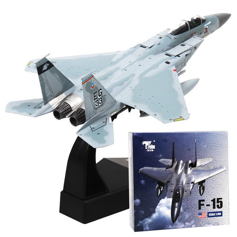 1/100 Plane Toys for Kid F-15 Tomcat Eagle Aircraft Alloy Diecast Aircraft Airplane Fighter Model for Fans Collection Gift
1/100 Plane Toys for Kid F-15 Tomcat Eagle Aircraft Alloy Diecast Aircraft Airplane Fighter Model for Fans Collection Gift
