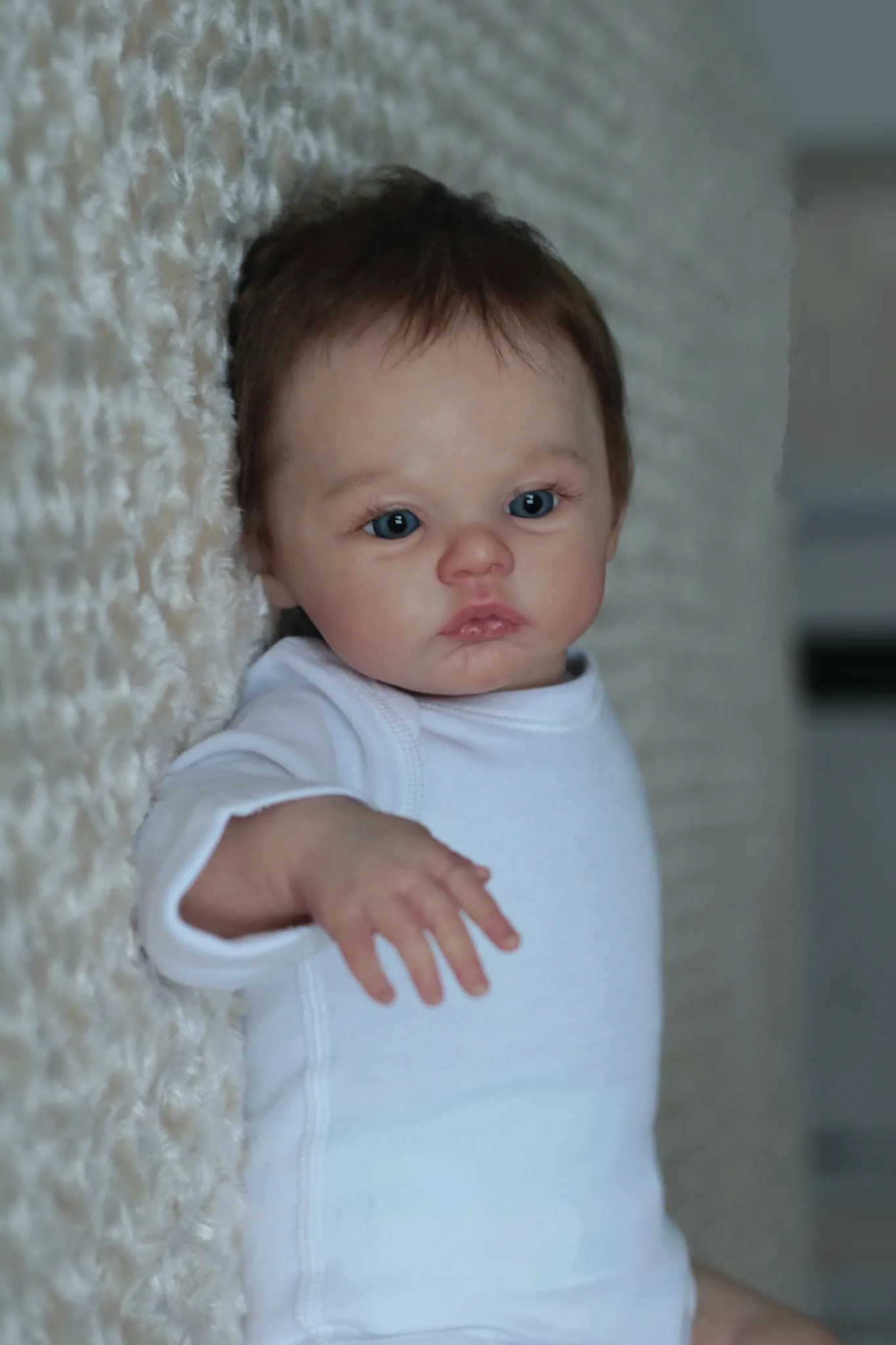 45 CM 3D Marble Texture Skin Visible Veins Soft Silicone Reborn Baby Doll Toy For Girl Cloth Body Kid Dress Up Play Hous Boneca
45 CM 3D Marble Texture Skin Visible Veins Soft Silicone Reborn Baby Doll Toy For Girl Cloth Body Kid Dress Up Play Hous Boneca