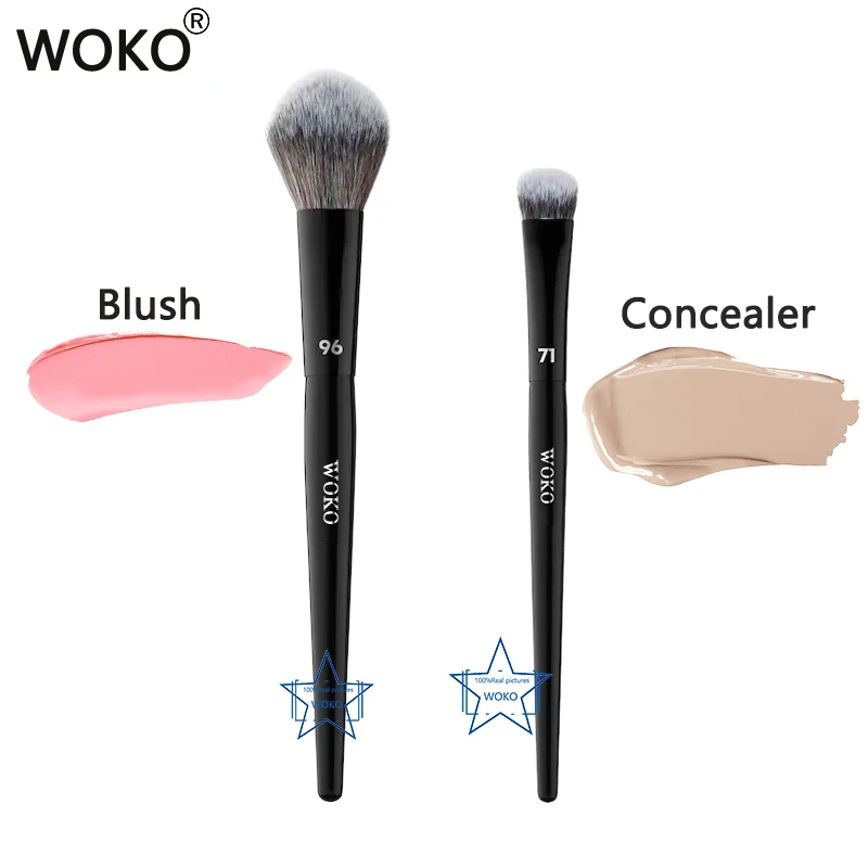 PRO 96 Blush Brush Contour Highlighter Powder Blush Brush PRO 71 Professional Synthetic Hair Shadow Cream Concealer Makeup Brush
PRO 96 Blush Brush Contour Highlighter Powder Blush Brush PRO 71 Professional Synthetic Hair Shadow Cream Concealer Makeup Brush