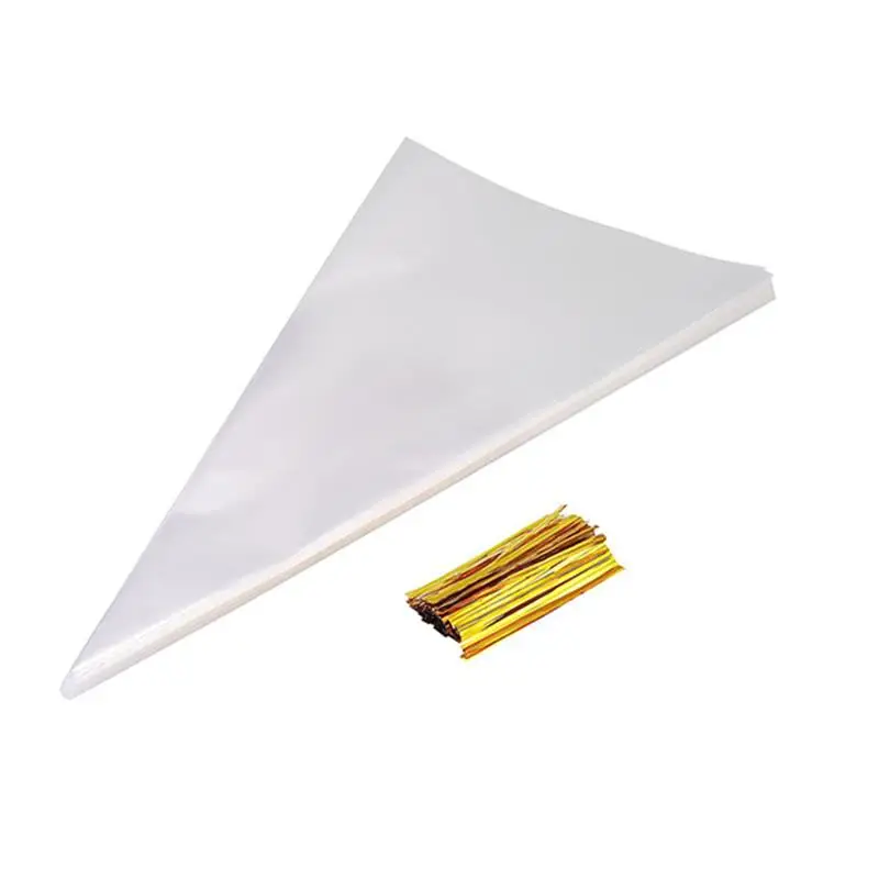 100pcs Cookie Bag with Twist Ties Clear Prime Durable Sturdy Cellophane Cookie Bag for Shop
100pcs Cookie Bag with Twist Ties Clear Prime Durable Sturdy Cellophane Cookie Bag for Shop