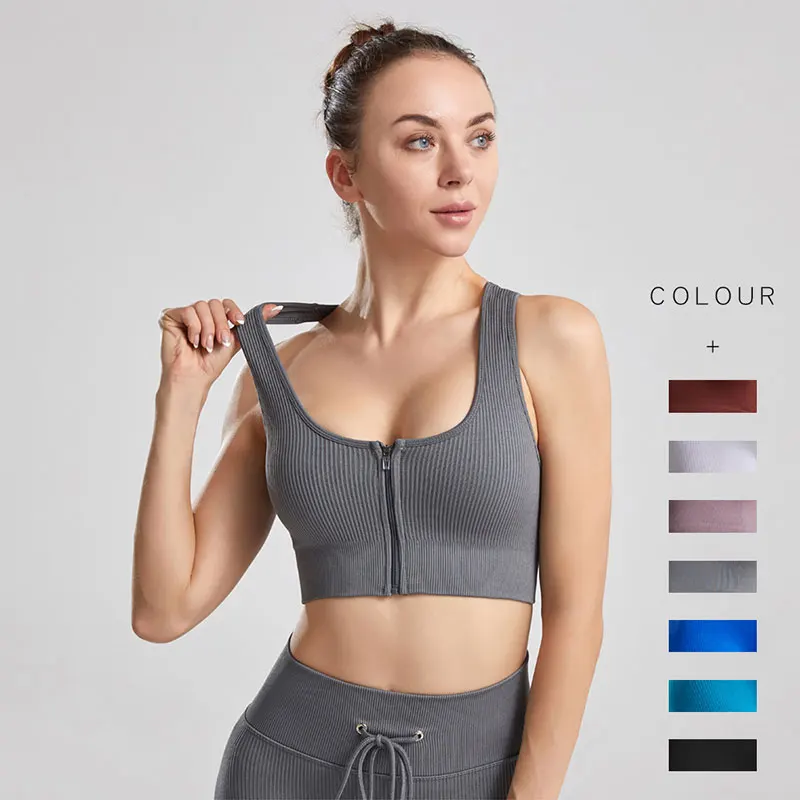 Sports Bra Crop Top Zipper Fitness Women Sportswear Sport Top Bras For Fitness Gym Female Running Push Up Yoga Workout Bra
Sports Bra Crop Top Zipper Fitness Women Sportswear Sport Top Bras For Fitness Gym Female Running Push Up Yoga Workout Bra