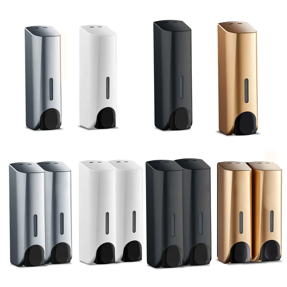 Single Double 380ml Soap Dispenser Wall-mount Shower Bath Shampoo Dispenser Liquid Soap Container Bathroom Accessories
Single Double 380ml Soap Dispenser Wall-mount Shower Bath Shampoo Dispenser Liquid Soap Container Bathroom Accessories