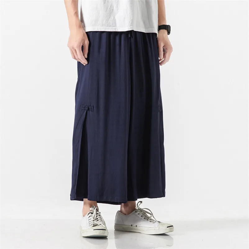 2023 New Summer Men's Thin Cotton Linen Wide Leg Pants Streetwear Loose Casual Pants Ankle length Trousers Plus Size M-8XL
2023 New Summer Men's Thin Cotton Linen Wide Leg Pants Streetwear Loose Casual Pants Ankle length Trousers Plus Size M-8XL
