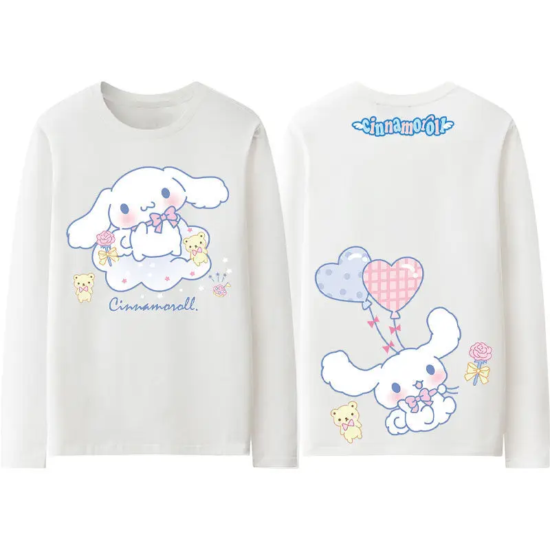 Sanrio Children`s T-Shirt Cinnamonroll Kawaii Cartoon Ins Style All-Match Long-Sleeved Top Spring and Autumn
Sanrio Children`s T-Shirt Cinnamonroll Kawaii Cartoon Ins Style All-Match Long-Sleeved Top Spring and Autumn