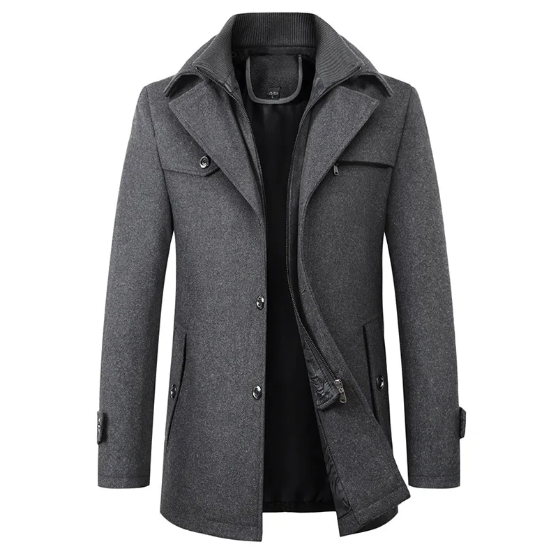 Winter Men Wool Coat Long Woollen Wind Coat Men Woolen Overcoat Casual Business Thick Trench Coat Jacket Male Oversized 7XL
Winter Men Wool Coat Long Woollen Wind Coat Men Woolen Overcoat Casual Business Thick Trench Coat Jacket Male Oversized 7XL