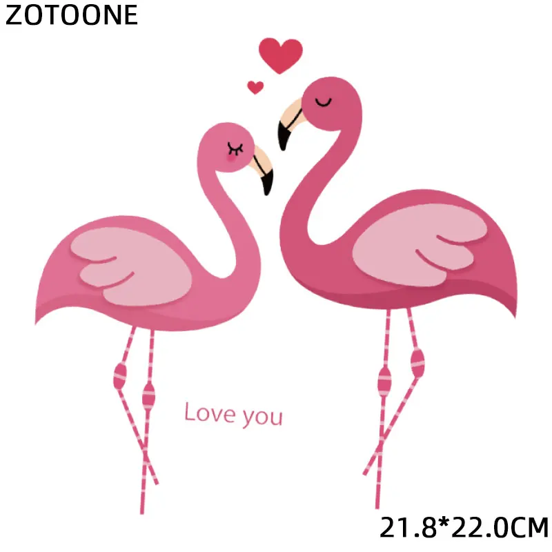 Pink Lovely Flamingo Iron-on Transfers for Clothing Thermoadhesive Patches on Clothes Flex Fusible Patch Cute Animals Stickers
Pink Lovely Flamingo Iron-on Transfers for Clothing Thermoadhesive Patches on Clothes Flex Fusible Patch Cute Animals Stickers
