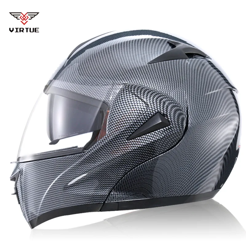 VIRTUE Electric Vehicle Helmet Imitation Carbon Fiber Decals Off-road Helmet Double Lens Uncovered Helmet Running Helmet Dot
VIRTUE Electric Vehicle Helmet Imitation Carbon Fiber Decals Off-road Helmet Double Lens Uncovered Helmet Running Helmet Dot