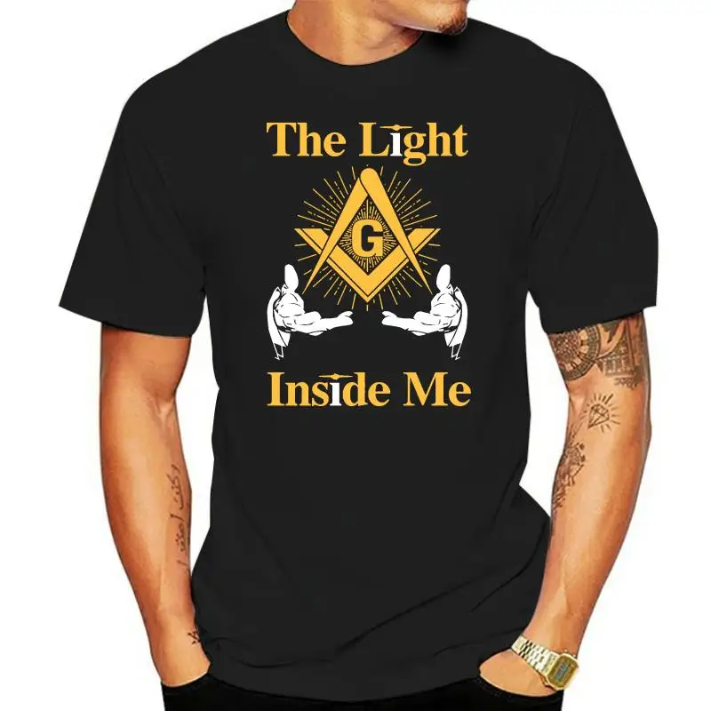 The Masonic Store Freemason the Light Inside Me Men's T Shirt New Fashion Cotton Comfortable Fitness Tees Loose Fit Black Tops
The Masonic Store Freemason the Light Inside Me Men's T Shirt New Fashion Cotton Comfortable Fitness Tees Loose Fit Black Tops