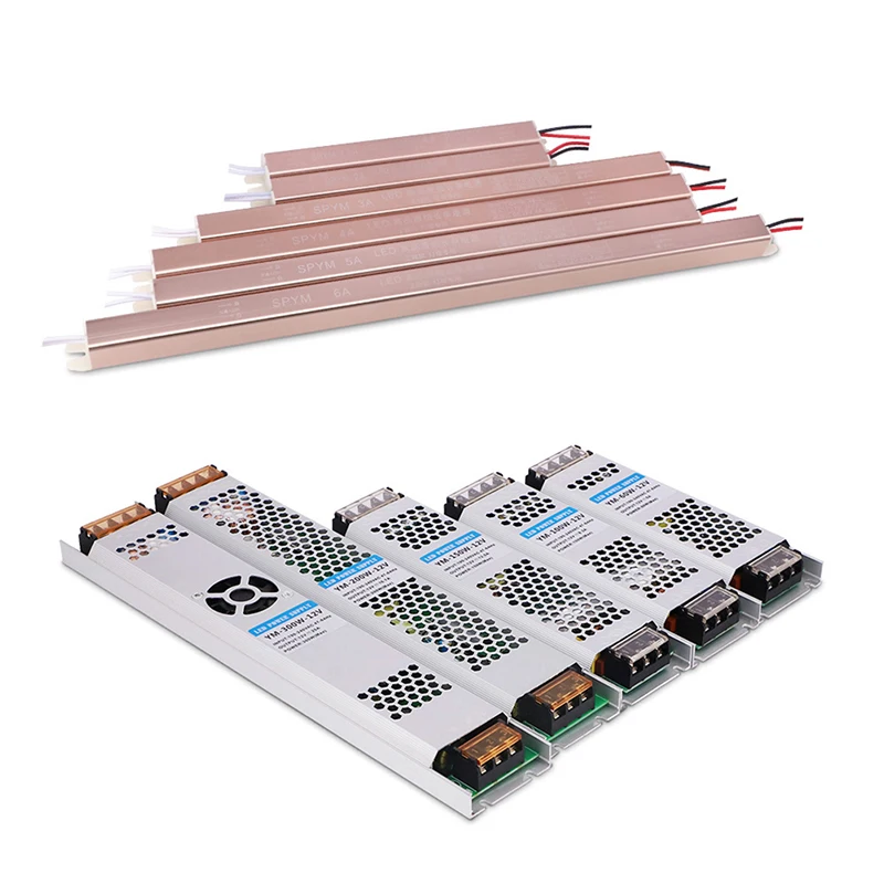 LED Power Supply DC12V 24V Lighting Transformer LED Driver Adapter for LED Strip 60W/100W/150W/200W/300W/400W
LED Power Supply DC12V 24V Lighting Transformer LED Driver Adapter for LED Strip 60W/100W/150W/200W/300W/400W