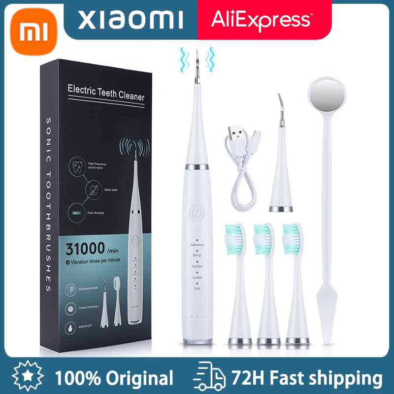 Xiaomi Ultrasonic Dental Scaler Teeth Whitening Electric Dental Calculus Remover Teeth Whitener Oral Care Dental Cleaner
Xiaomi Ultrasonic Dental Scaler Teeth Whitening Electric Dental Calculus Remover Teeth Whitener Oral Care Dental Cleaner