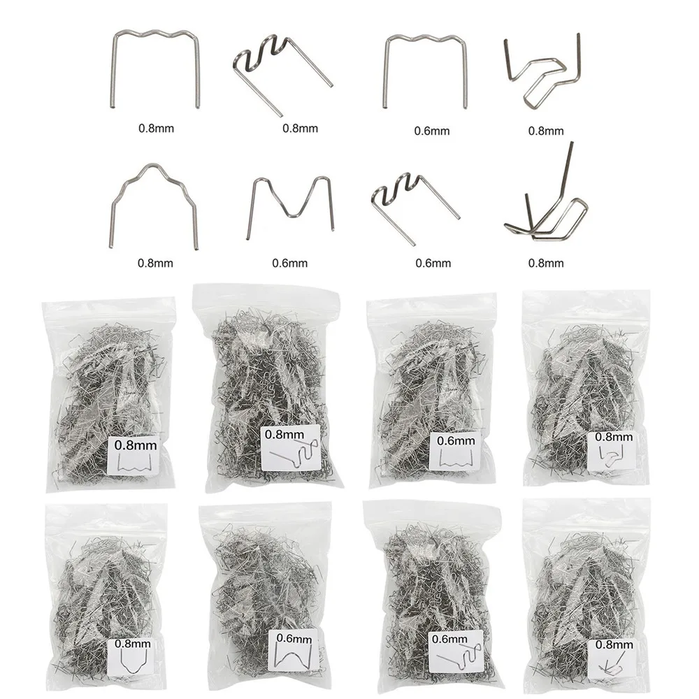 800PCS Staples For Hot Stapler Set Car Bumper Repair Staples Welding Plastic Clip Stapler Plastic Staples For Soldering Bumper
800PCS Staples For Hot Stapler Set Car Bumper Repair Staples Welding Plastic Clip Stapler Plastic Staples For Soldering Bumper