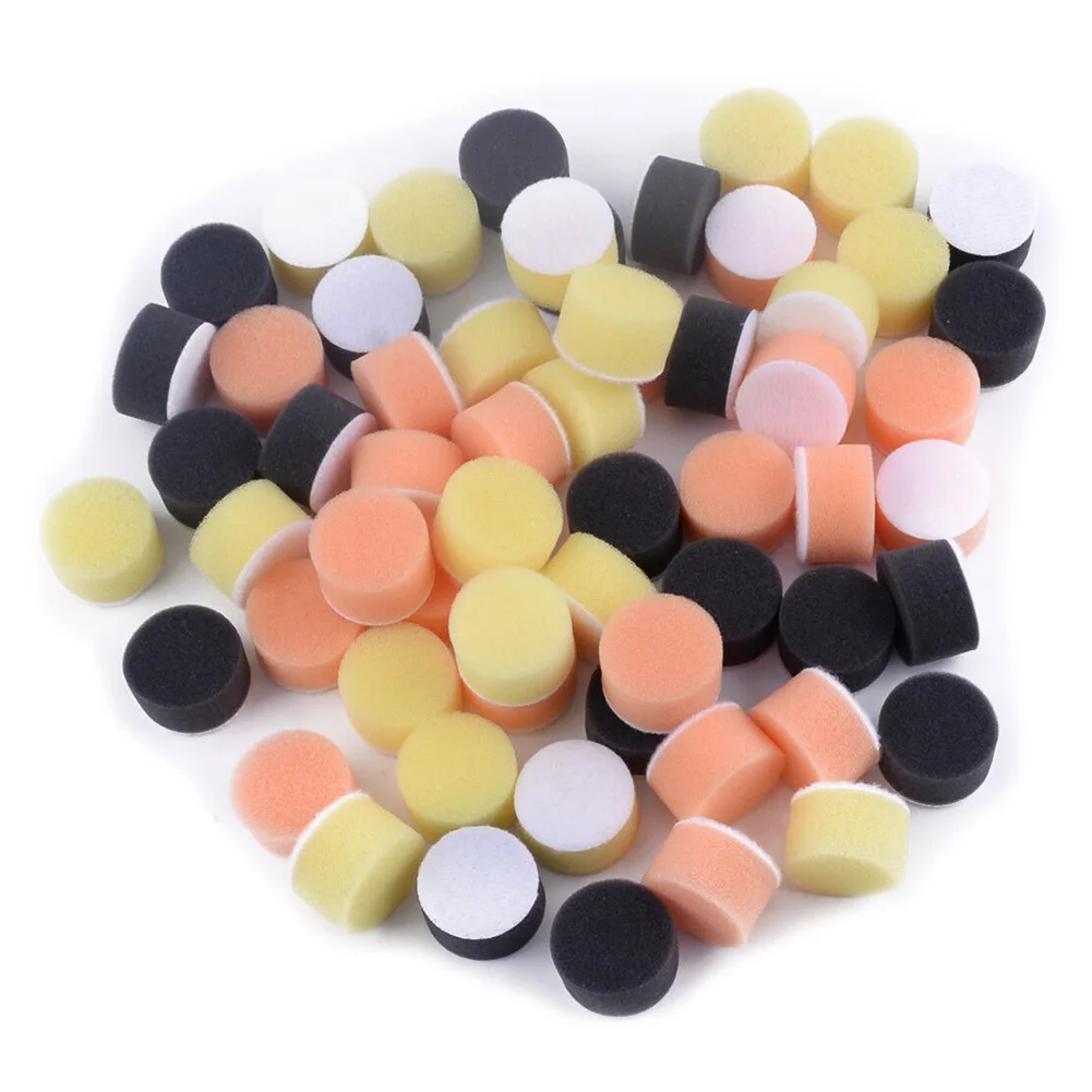 60pcs 25mm Sponge Polishing Waxing Buffing Pads For Car Polisher Universal Removing Heavy Scratches Paint Defects Car Parts
60pcs 25mm Sponge Polishing Waxing Buffing Pads For Car Polisher Universal Removing Heavy Scratches Paint Defects Car Parts