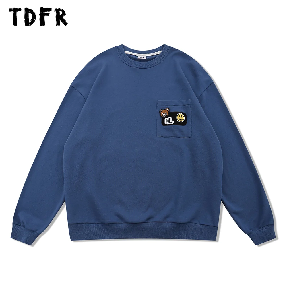 Pocket Sweatshirts Mens Autumn Winter Casual Streetwear Loose Drop Shoulder Crew Neck Long Sleeve Men
Pocket Sweatshirts Mens Autumn Winter Casual Streetwear Loose Drop Shoulder Crew Neck Long Sleeve Men