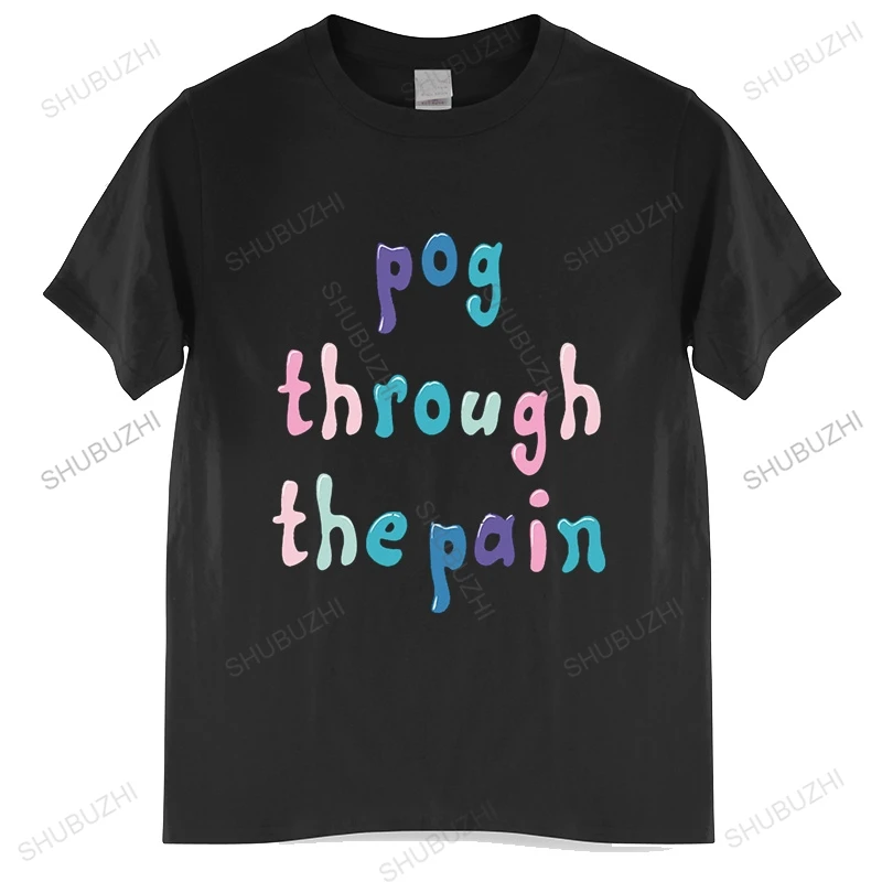 Летние футболки в стиле аниме Tommyinnit Pog Through The Pain с принтом и круглым вырезом