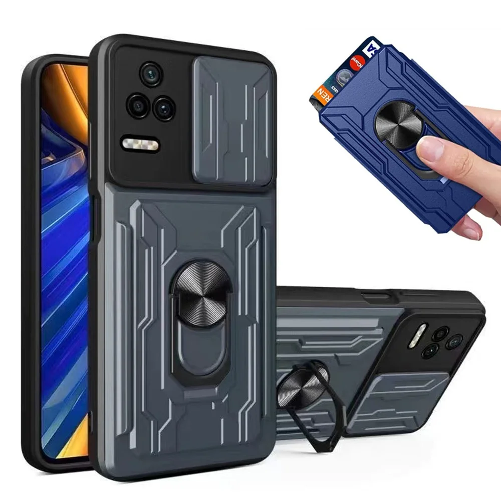 Ring Case For Xiaomi POCO F4 Case For POCO F4 X4 GT M4 Pro X4 Pro Card Slot Ring Stand Camera Protection Cover For POCO F4 Coque
Ring Case For Xiaomi POCO F4 Case For POCO F4 X4 GT M4 Pro X4 Pro Card Slot Ring Stand Camera Protection Cover For POCO F4 Coque