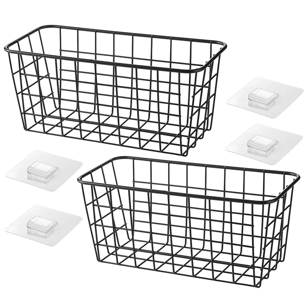 Nail-free Metal Hanging Basket Bathroom Sundry Rack Small Storage Household Shelf Multi-function Wall
Nail-free Metal Hanging Basket Bathroom Sundry Rack Small Storage Household Shelf Multi-function Wall
