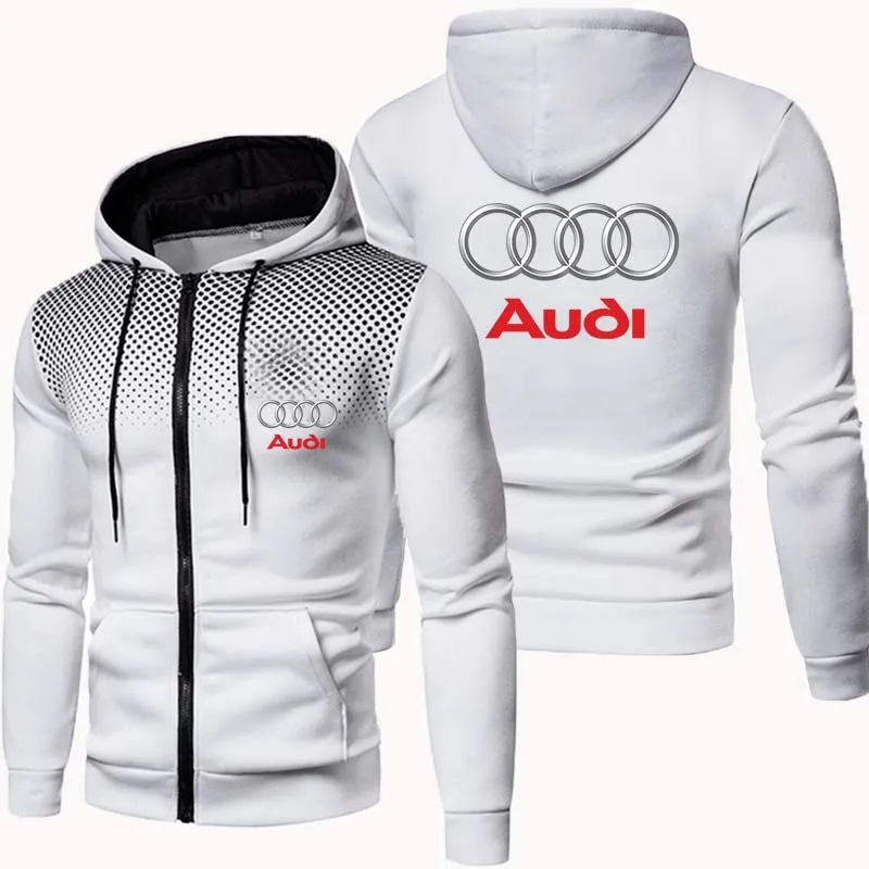 Мужская толстовка с логотипом Audi, флисовая толстовка с капюшоном, пуловер, мотоциклетная куртка, осенне-зимнее пальто, мужская одежда
Мужская толстовка с логотипом Audi, флисовая толстовка с капюшоном, пуловер, мотоциклетная куртка, осенне-зимнее пальто, мужская одежда