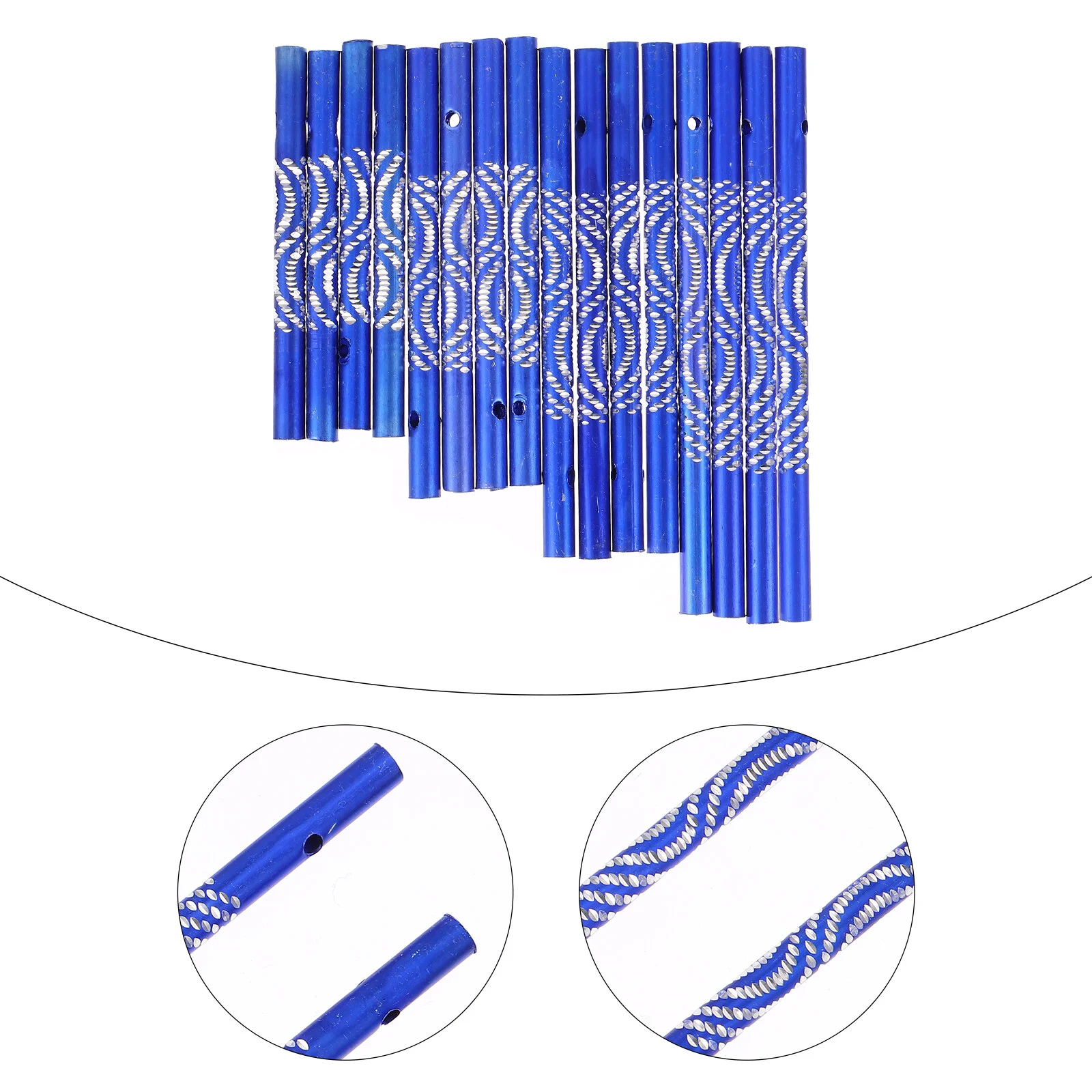 16 Pcs Metal Tube Astetic Room Decor DIY Wind Chime Pipe Component Tools Parent-child Aluminum
16 Pcs Metal Tube Astetic Room Decor DIY Wind Chime Pipe Component Tools Parent-child Aluminum