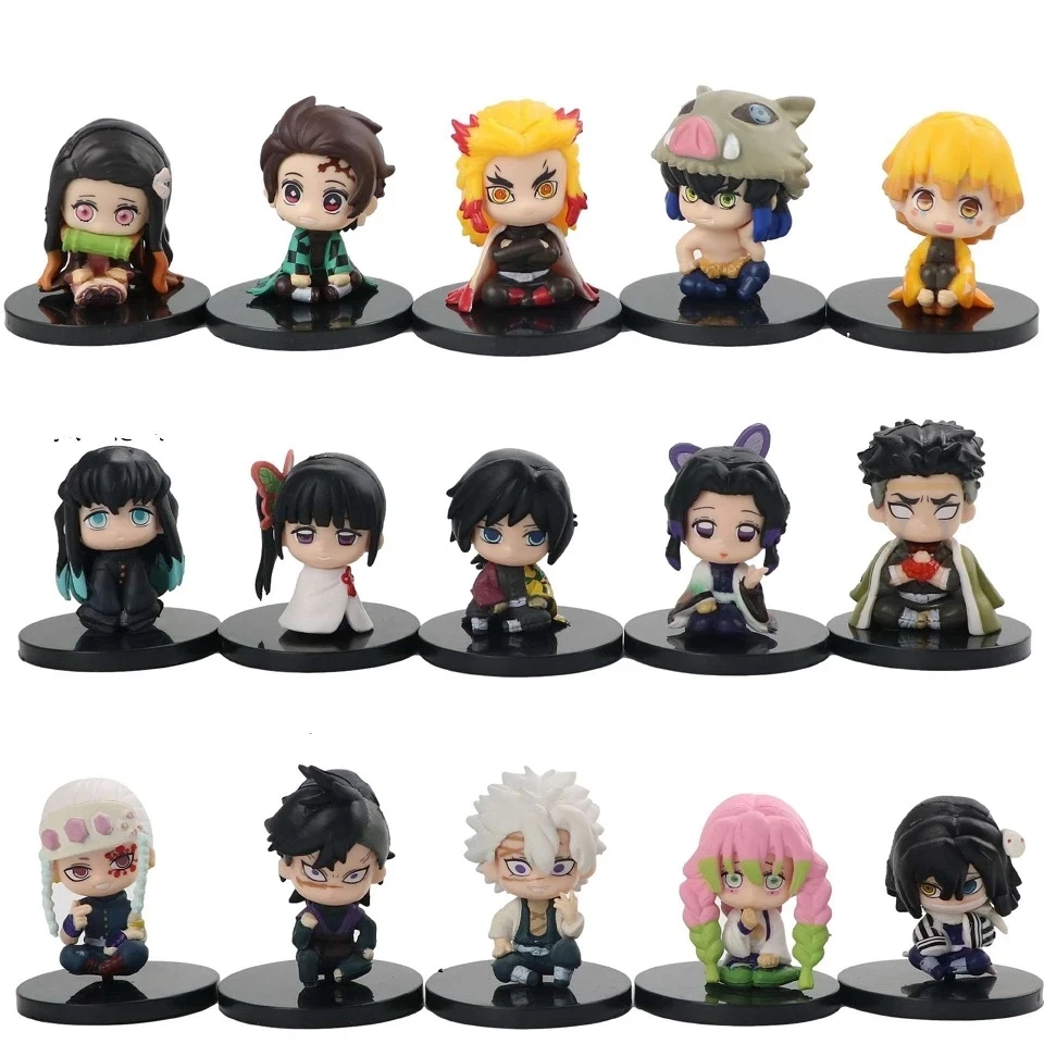 5Pcs/set Anime Demon Slayer Figure Kimetsu no Yaiba Kochou Shinobu Action Figure Kamado Tanjirou Kamado Nezuko Figurine Toys
5Pcs/set Anime Demon Slayer Figure Kimetsu no Yaiba Kochou Shinobu Action Figure Kamado Tanjirou Kamado Nezuko Figurine Toys