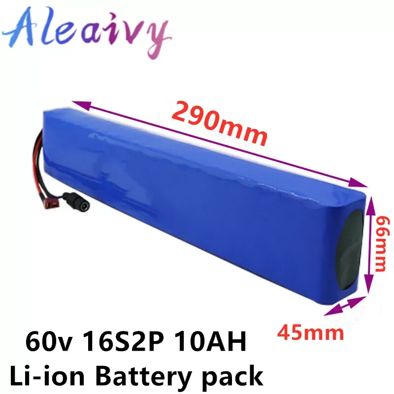 60V 10AH 1000W Lithium Ion Battery 67.2V 10000mAh E-bike Battery Electric Wheelchair Battery E Motorcycle Battery
60V 10AH 1000W Lithium Ion Battery 67.2V 10000mAh E-bike Battery Electric Wheelchair Battery E Motorcycle Battery