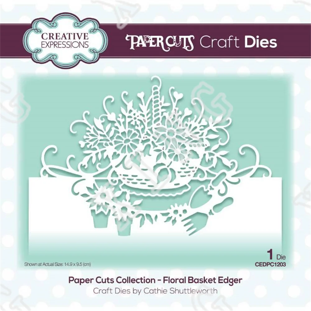 New Scrapbook Decorate Embossing Template Floral Basket Edger Craft Metal Cutting Dies Diy Greeting Card Handmade Reusable Molds
New Scrapbook Decorate Embossing Template Floral Basket Edger Craft Metal Cutting Dies Diy Greeting Card Handmade Reusable Molds