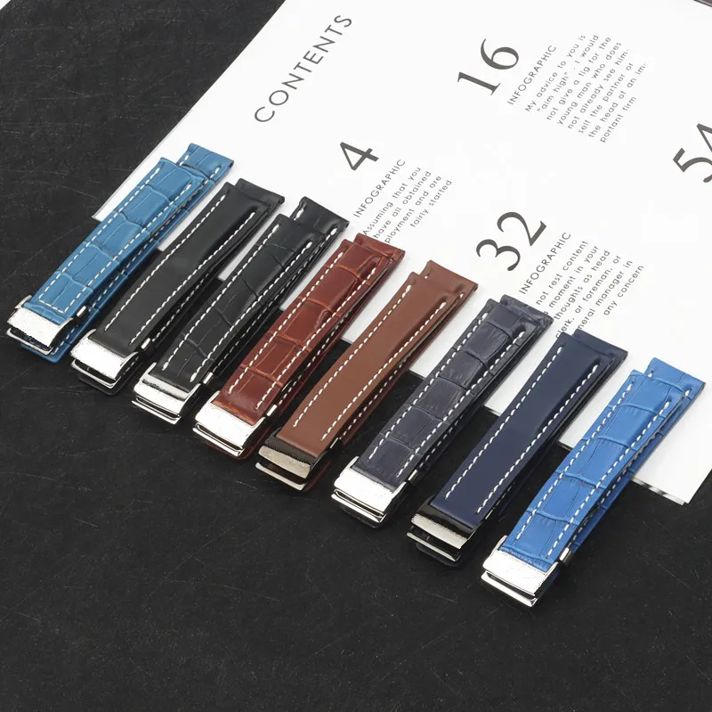 Genuine Real Leather Watch Band Watchband For Breitling Strap for NAVITIMER WORLD Avenger superocean Belt 20mm 22mm 24mm Logo
Genuine Real Leather Watch Band Watchband For Breitling Strap for NAVITIMER WORLD Avenger superocean Belt 20mm 22mm 24mm Logo