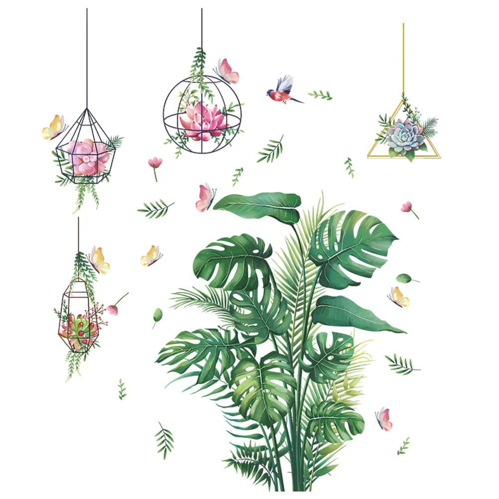 Succulents Plants Green Wall Stickers Paper Decor Living Room Decal Self-adhesive 98x92cm Murals Peel Pvc Decorative
Succulents Plants Green Wall Stickers Paper Decor Living Room Decal Self-adhesive 98x92cm Murals Peel Pvc Decorative