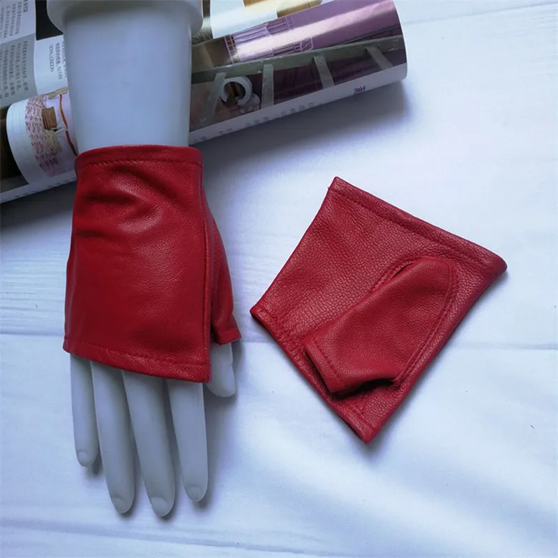 Fashion Female Fitness Tactical Driving Women Mittens Real Leather Fingerless Gloves Touch Screen Half Palm Semi-Finger Gloves
Fashion Female Fitness Tactical Driving Women Mittens Real Leather Fingerless Gloves Touch Screen Half Palm Semi-Finger Gloves