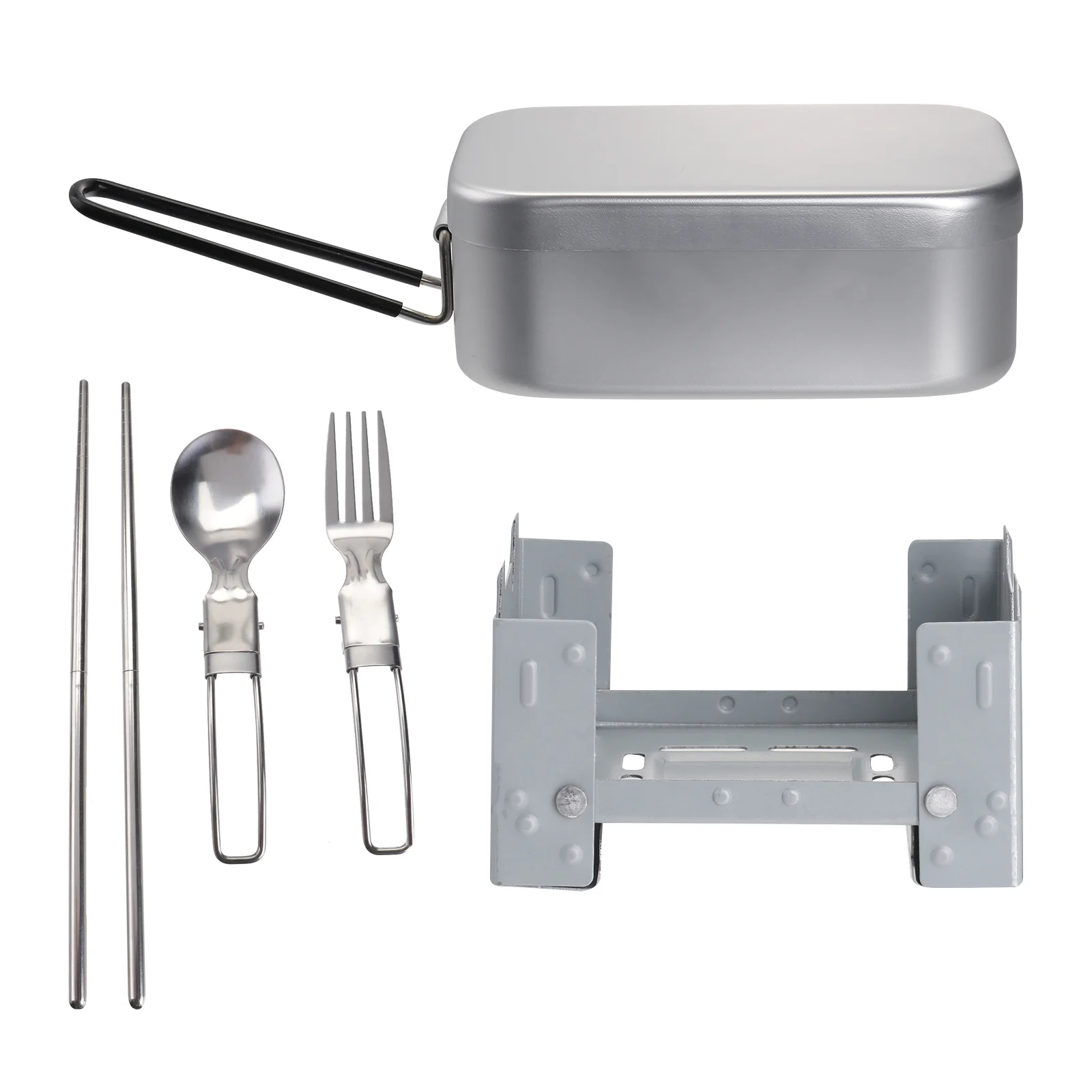 Camping Bento Box Set Lunch Spoon Fork Lunchbox Backpacking Accessory Outdoor Travel Metal Flatware Barbecue Tableware
Camping Bento Box Set Lunch Spoon Fork Lunchbox Backpacking Accessory Outdoor Travel Metal Flatware Barbecue Tableware