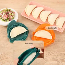 Plastic Dumplings Maker Mold Hand Dough Press Dumpling Clip Lazy DIY Ravioli Pie Maker Jiaozi Making Gadget Kitchen Pastry Tools