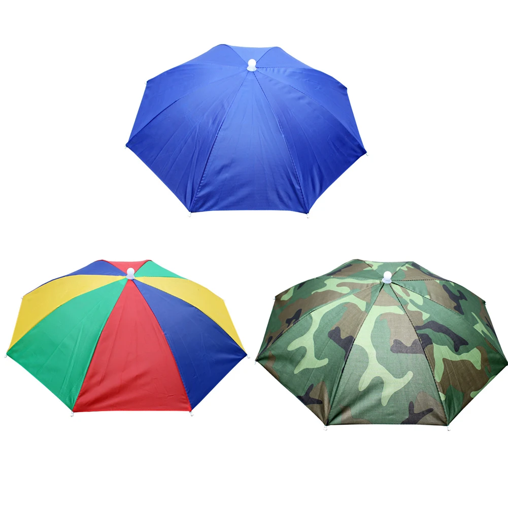 Hot Portable Rain Umbrella Hat Foldable Outdoor Sun Shade Rainproof Camping Fishing Headwear Cap Beach Head Hats Hiking Hunting
Hot Portable Rain Umbrella Hat Foldable Outdoor Sun Shade Rainproof Camping Fishing Headwear Cap Beach Head Hats Hiking Hunting