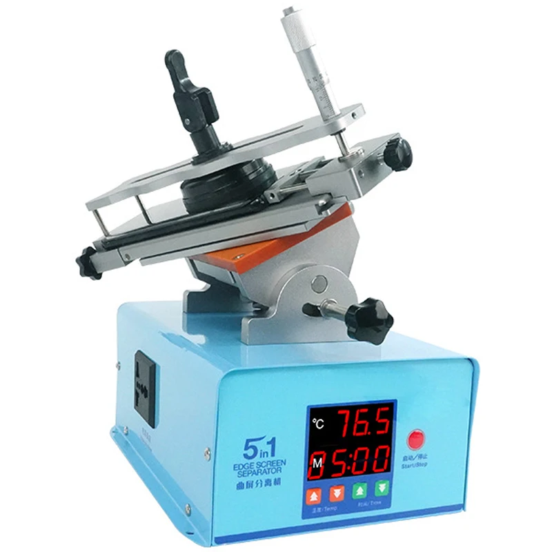 S-918F Plus 5 In 1 Pemisah Layar Tepi Universal Kemiringan Kanan Kiri 45 Derajat 360 Layar Rotasi Penghapusan Lem Pemanas
S-918F Plus 5 In 1 Pemisah Layar Tepi Universal Kemiringan Kanan Kiri 45 Derajat 360 Layar Rotasi Penghapusan Lem Pemanas