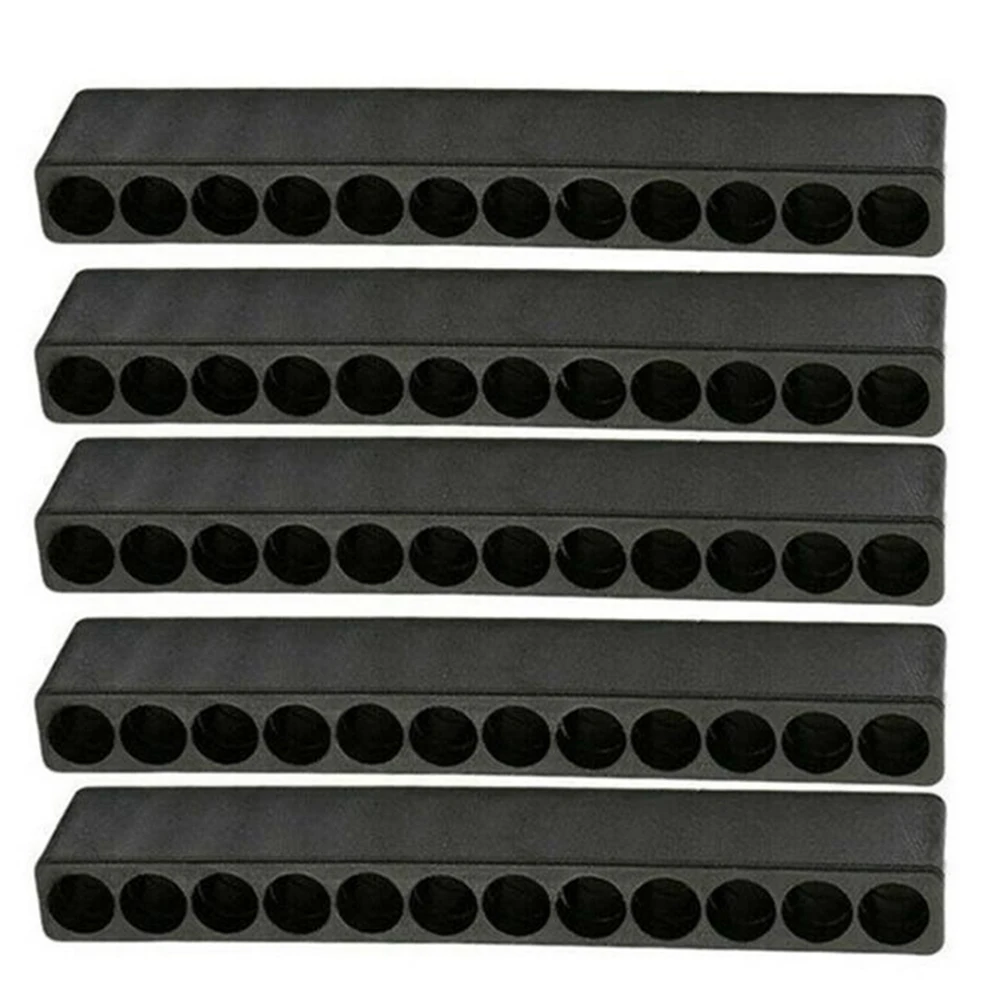 5pcs Screwdriver Bit Holder 12 Hole 1/4 Hex Shank Black Screwdriver Plastic Screwdriver Storage Power Tool Accessories
5pcs Screwdriver Bit Holder 12 Hole 1/4 Hex Shank Black Screwdriver Plastic Screwdriver Storage Power Tool Accessories