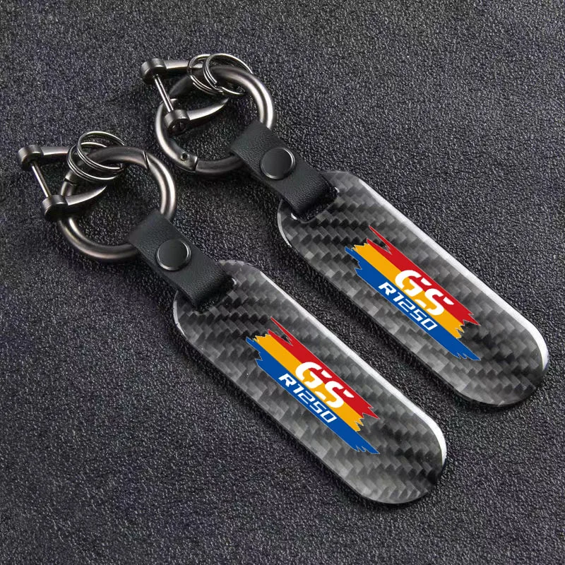 New Fashion Car Carbon Fiber Leather Rope Keychain Key Ring For R 1200 1250 GS ADV GS LC Car Accessories
New Fashion Car Carbon Fiber Leather Rope Keychain Key Ring For R 1200 1250 GS ADV GS LC Car Accessories