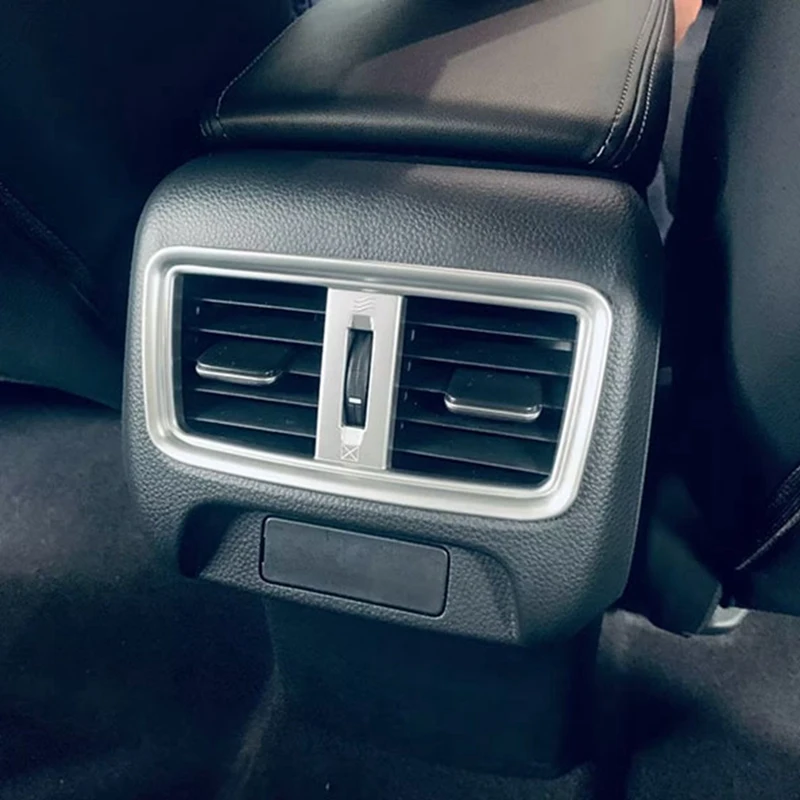 Car Matte Silver Rear Air Conditioning Vent Outlet Protective Trim Cover For Honda HRV HR-V 2022 2023
Car Matte Silver Rear Air Conditioning Vent Outlet Protective Trim Cover For Honda HRV HR-V 2022 2023