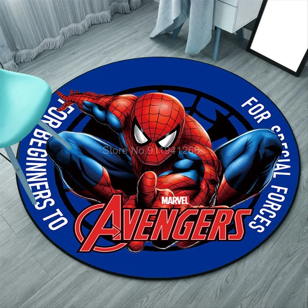 Disney Spiderman Round Children Room Non-Slip Mat Foot Mat Bedroom Decor Home Carpet Living Room Swivel Chair Cartoon Rug
Disney Spiderman Round Children Room Non-Slip Mat Foot Mat Bedroom Decor Home Carpet Living Room Swivel Chair Cartoon Rug