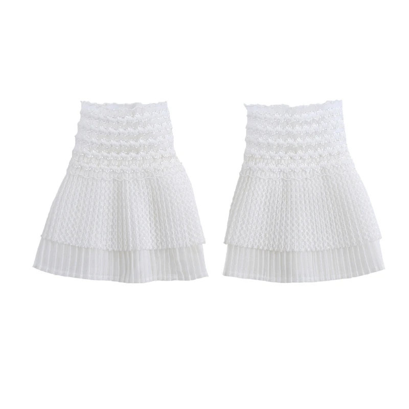 Women False Sleeves Pleated Sleeve Blouse Top Elegant Decorative Sleeves Wrist Cuff Casual Dress Blouse Shirt Drop Shipping
Women False Sleeves Pleated Sleeve Blouse Top Elegant Decorative Sleeves Wrist Cuff Casual Dress Blouse Shirt Drop Shipping