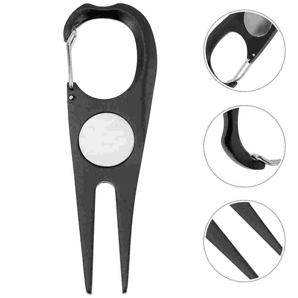 Golf Green Fork Golfs Divot Repair Ball Marker Tool Metal Black Aluminum Alloy Compact Professional
Golf Green Fork Golfs Divot Repair Ball Marker Tool Metal Black Aluminum Alloy Compact Professional