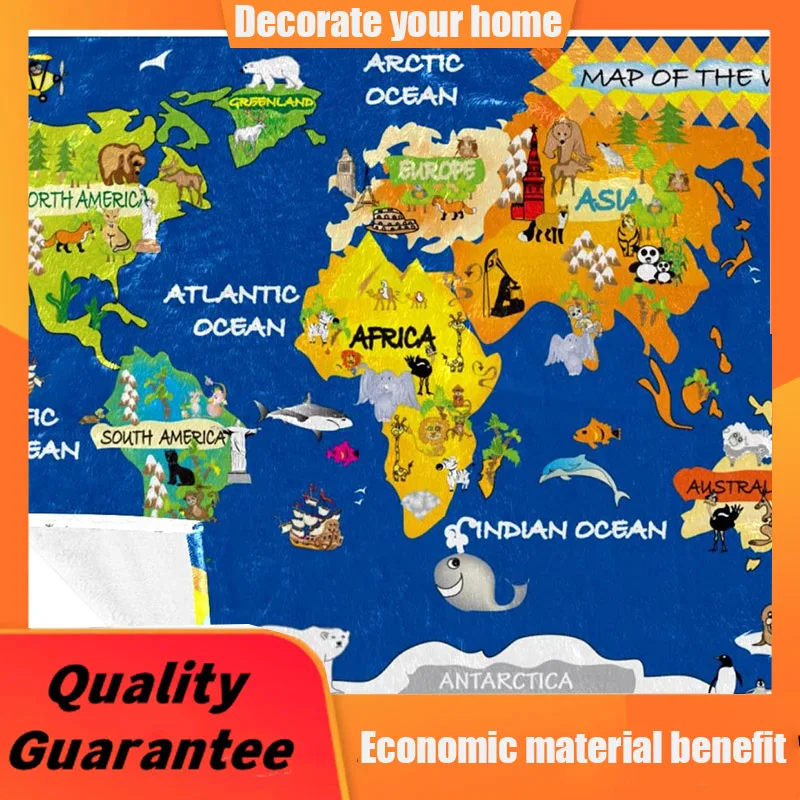 World Map Fleece Blanket Twin Blanket - Soft Lightweight Plush Cozy - Perfect for Bed, Sofa, Couch, Travel, Camping
World Map Fleece Blanket Twin Blanket - Soft Lightweight Plush Cozy - Perfect for Bed, Sofa, Couch, Travel, Camping