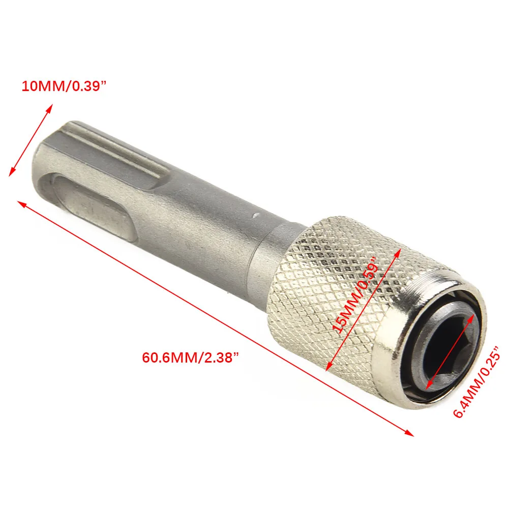 Tool Parts Socket Adapter 1/4 Hex Shank Converter Power Tool Accessories SDS Screwdriver Power Tool Accessories
Tool Parts Socket Adapter 1/4 Hex Shank Converter Power Tool Accessories SDS Screwdriver Power Tool Accessories