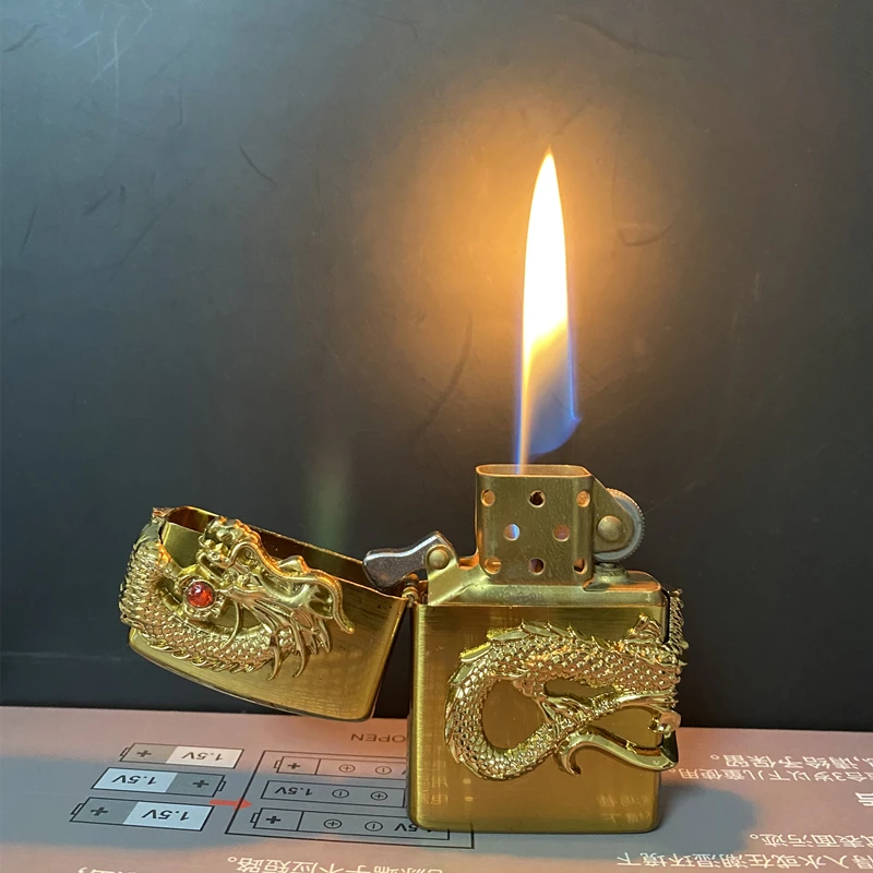 Dragon Sticker Chapter Kerosene Lighter Smoking Accessories Weed Cool Boy Windproof Lighter Regalos Para Hombre Original
Dragon Sticker Chapter Kerosene Lighter Smoking Accessories Weed Cool Boy Windproof Lighter Regalos Para Hombre Original