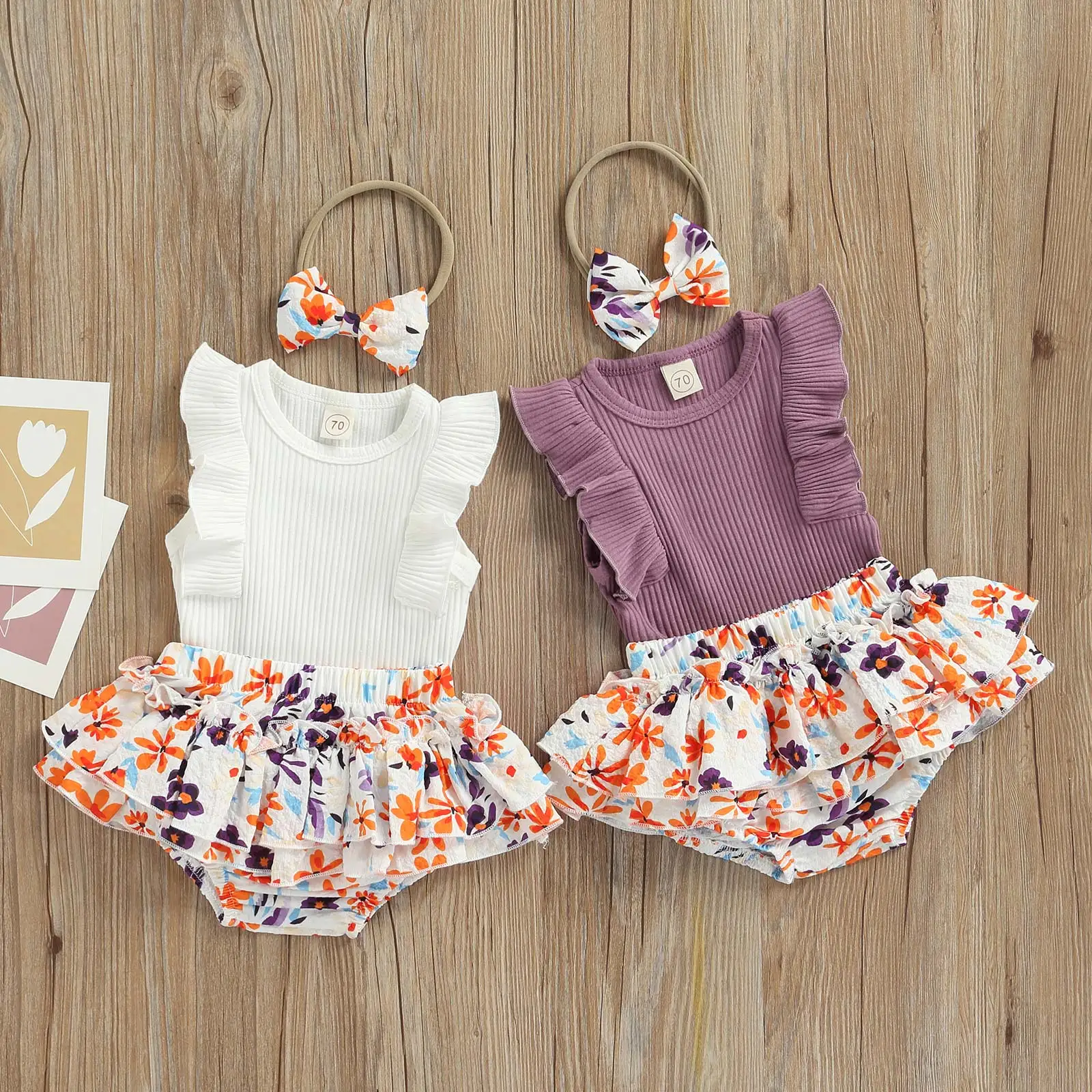 2022-01-05 Lioraitiin 0-24M 3Pcs Newborn Kids Infant Girls Summer Sleeveless Ruffles Bodysuit+Floral Print Hem Shorts+Hairband
2022-01-05 Lioraitiin 0-24M 3Pcs Newborn Kids Infant Girls Summer Sleeveless Ruffles Bodysuit+Floral Print Hem Shorts+Hairband