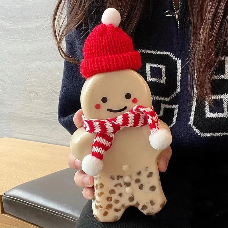 Water Bottles Christmas Cute Gingerbread Man Drinking Cup Cute Bear Shape Plastic Drink Cup Navidad New Year Christmas Drinkware
Water Bottles Christmas Cute Gingerbread Man Drinking Cup Cute Bear Shape Plastic Drink Cup Navidad New Year Christmas Drinkware