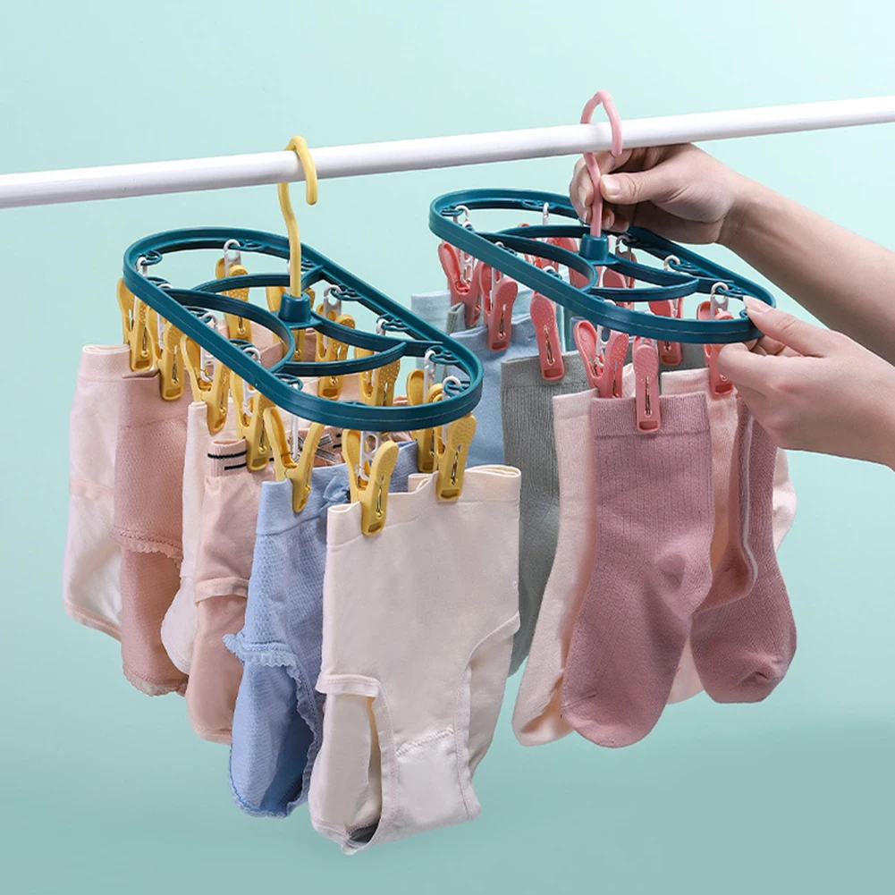 Socks Drying Rack 12 Clip Plastic Windproof Drying Clip Multifunction Underwear Panties Socks Drying Rack For Home Dormitory
Socks Drying Rack 12 Clip Plastic Windproof Drying Clip Multifunction Underwear Panties Socks Drying Rack For Home Dormitory