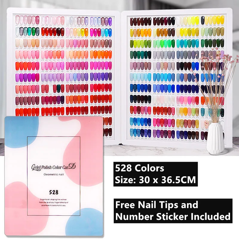 240/300/400/528 Colors Acrylic Nail Display Book Tips Gel Polish Display Color Chart Salon Tools With False Tips Showing Shelf
240/300/400/528 Colors Acrylic Nail Display Book Tips Gel Polish Display Color Chart Salon Tools With False Tips Showing Shelf