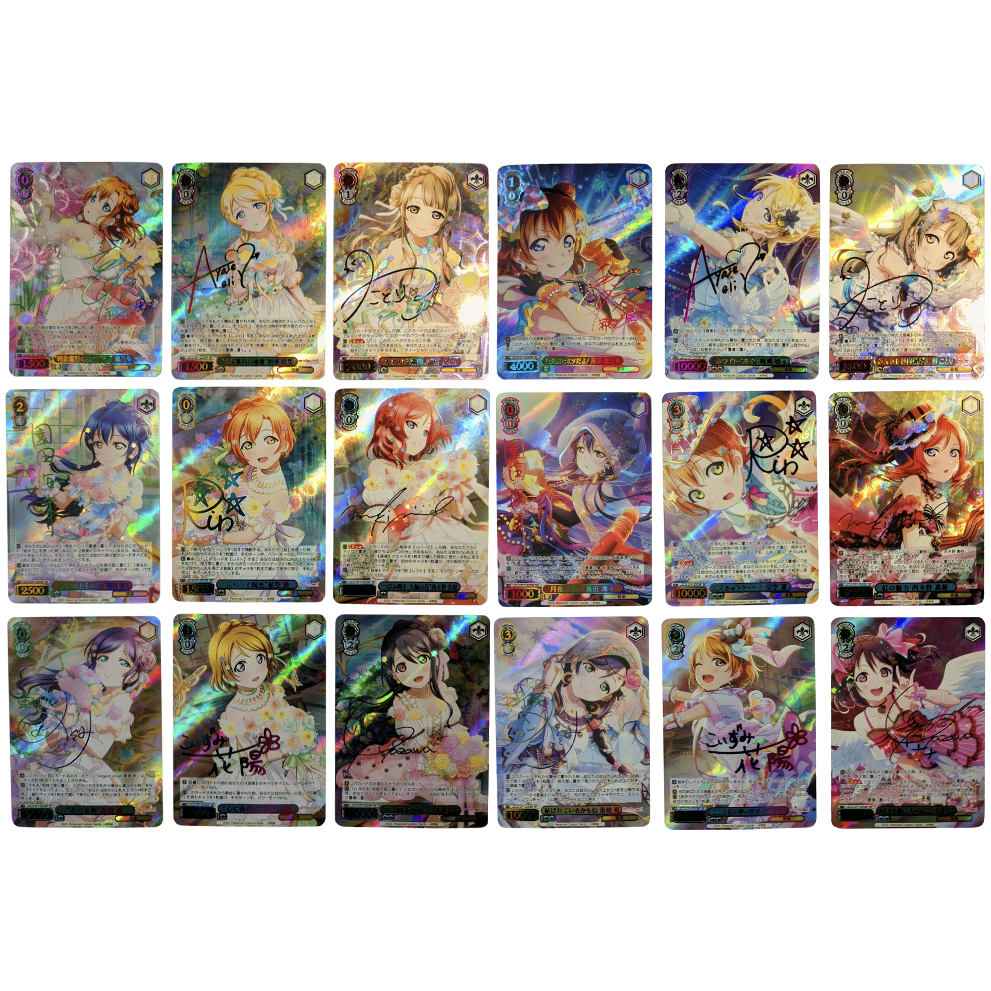 9 шт./компл., самостоятельное изготовление, LoveLive, рефракционная коллекционная карточка, Элли Хонока Косака, кавайная Аниме игра, героин, карточка, Подарочная игрушка
9 шт./компл., самостоятельное изготовление, LoveLive, рефракционная коллекционная карточка, Элли Хонока Косака, кавайная Аниме игра, героин, карточка, Подарочная игрушка