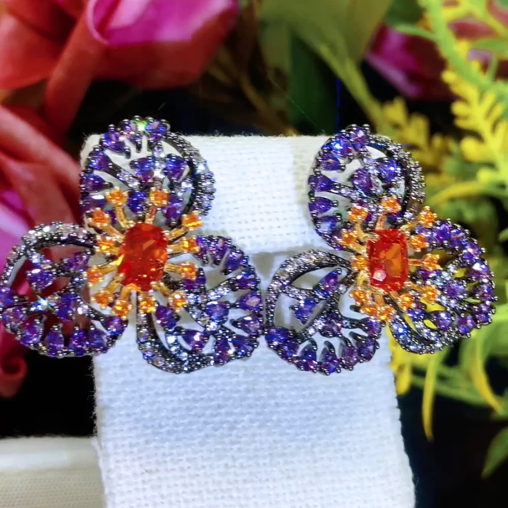 soramoore Luxury Charm Flower Pendant Earrings Women's Wedding Banquet Daily Anniversary Jewelry Accessories High-quality
soramoore Luxury Charm Flower Pendant Earrings Women's Wedding Banquet Daily Anniversary Jewelry Accessories High-quality