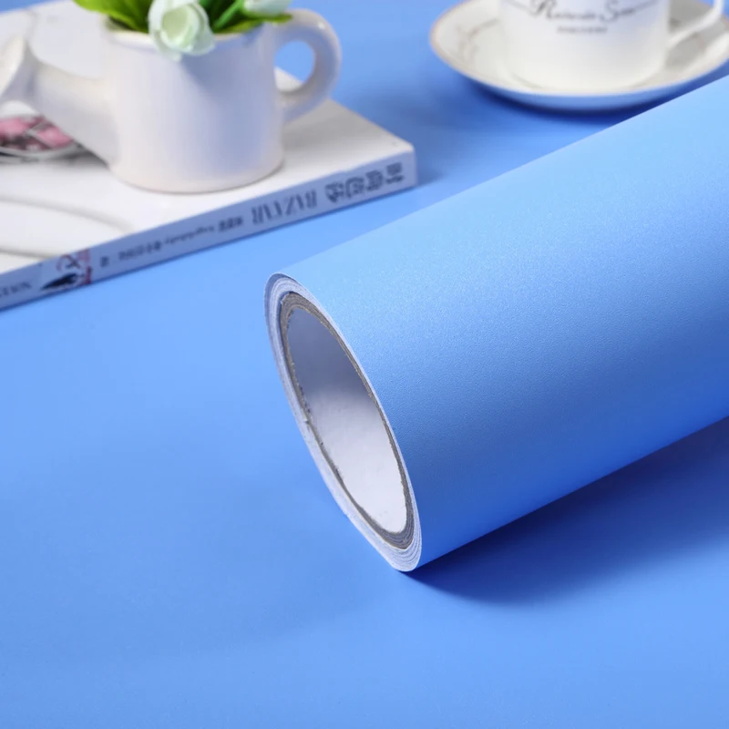 Thickening of pure color wallpaper plain blue Boeing film inferior smooth furniture renovation, the adhesive stick grind arena
Thickening of pure color wallpaper plain blue Boeing film inferior smooth furniture renovation, the adhesive stick grind arena