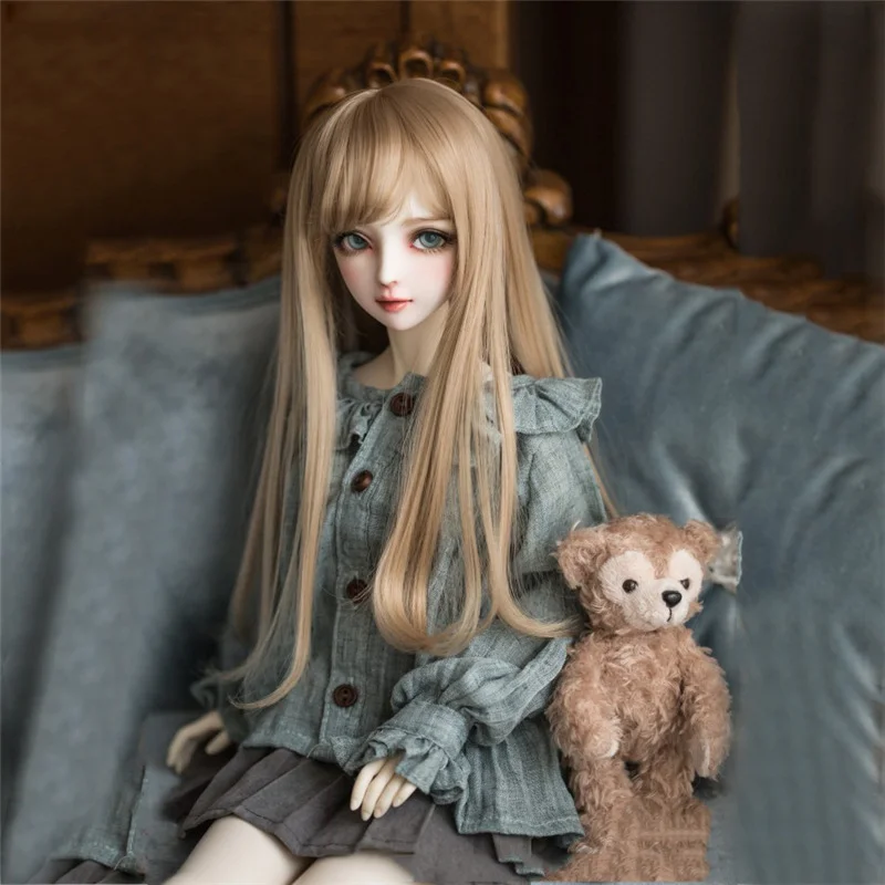 Doll BJD wigs for 1/3 1/4 1/6 BJD SD MSD YOSD doll High-temperature fiber long champagne milk golden BJD wigs doll accessories
Doll BJD wigs for 1/3 1/4 1/6 BJD SD MSD YOSD doll High-temperature fiber long champagne milk golden BJD wigs doll accessories
